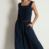 Nation Karin Tiered Skirt in Night Sky