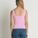 Nation Kimmy Smocked Tank in Lilac