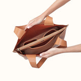 HOBO Vida Tote Medium in Micro Pebbled Leather Biscuit