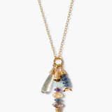 Chan Luu Orris Charm Necklace Multi