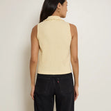 Nation Rae Collared Tank in Banana