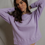 PWT Tyler French Terry Pullover Sweatshirt in Ultraviolet