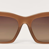 Z Supply Park Ave Polarized  Sunglasses In Taupe Tortoise