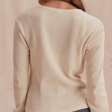 Splendid Thermal Forever Henley in Wheat Heather
