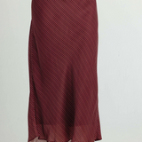 Sundays Brownstone Stripe Lillie Skirt in Cafe Royal
