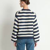 Nation Tessa Cardigan in Marine Stripe