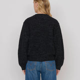Nation Tessa Cardigan in Reverse Black Melange