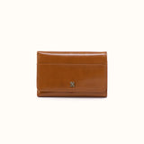 HOBO Jill Trifold Wallet in Truffle