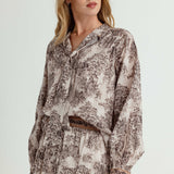 Sundays Sylvan Blouse in Parchment Garden
