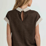 Sundays Kent Top in Midnight Espresso