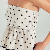 Sundays Polka Dot Davis Top