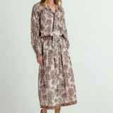 Sundays Paisley Skirt in Parchment Garden