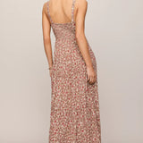 Z Supply Mindy Floral Maxi Dress in Sandshell