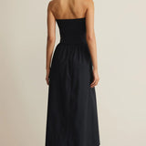 Z Supply Sunsought Strapless Midi Dress in Black