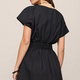 Z Supply Sanna Poplin Mini Dress in Black
