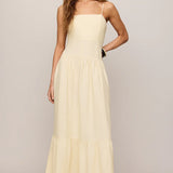Z Supply Georgie Maxi Dress in Lemon Chiffon