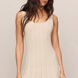 Z Supply Nadia Crochet Mini Dress in Sandstone