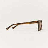 Z Supply High Tide Polarized Sunglasses in Brown Tortoise