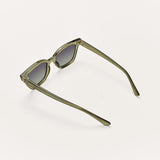 Z Supply High Tide Polarized Sunglasses In Olive