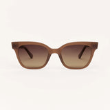 Z Supply High Tide Sunglasses in Taupe Gradient Polarized