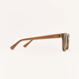 Z Supply High Tide Sunglasses in Taupe Gradient Polarized