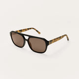 Z Supply After Hour Polarized Sunglasses In Black Tortoise-Brown