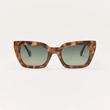 Z Supply Hideaway Polarized Sunglasses Dark Tortoise