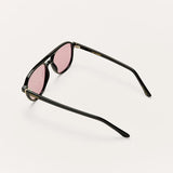 Z Supply Tourist Polarized Sunglasses in Polished Black-Pink
