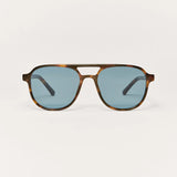 Z Supply  Tourist Polarized Sunglasses In Blue Tortoise
