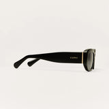 Z Supply Legacy Polarized Sunglasses in Polished Black-Grey