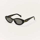 Z Supply Backstage Polarized Sunglasses In Polished Black-Grey