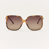 Z Supply Riviera Polarized Sunglasses In Brown Tortoise