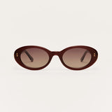 Z Supply Maison No. 3 Polarized Sunglasses In Vino