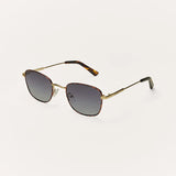 Z Supply Fastlane Sunglasses in Tort Gold-Gradient Polarized