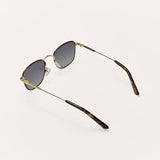 Z Supply Fastlane Sunglasses in Tort Gold-Gradient Polarized