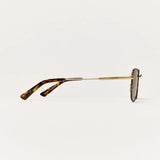 Z Supply Fastlane Sunglasses in Tort Gold-Gradient Polarized