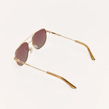 Z Supply Highway Sunglasses in Rose Gold-Gradient Polarized