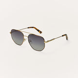 Z Supply Highway Polarized Sunglasses in Tort Gold