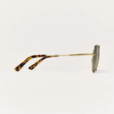Z Supply Highway Polarized Sunglasses in Tort Gold