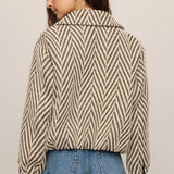Z Supply Dunaway Bubble Jacket in Dark Chocolate