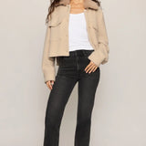 Z Supply Peyton Jacket in Soft Ecru