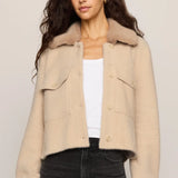Z Supply Peyton Jacket in Soft Ecru