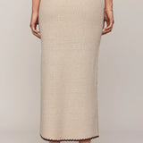 Z Supply Yessenia Whipstitch Skirt in Linen