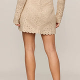 Z Supply Cressa Mini Skirt in Natural