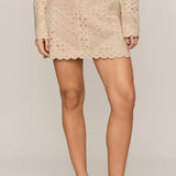 Z Supply Cressa Mini Skirt in Natural