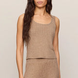 Z Supply Double Scoop Rib Tank in Light Toffee