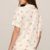 Z Supply Sunday Market Silky Jersey PJ Top in Sandstone