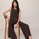 Z Supply Scout Jersey Pant in Dark Chocolate