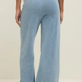 Z Supply Hunter Knit Denim Pant in Santorini Indigo