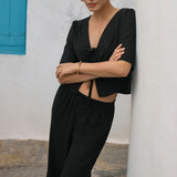 Z Supply Scout Linen Pant in Black